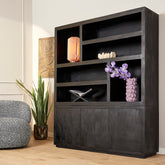 Vakkenkast Brussel Black XL | 160 cm